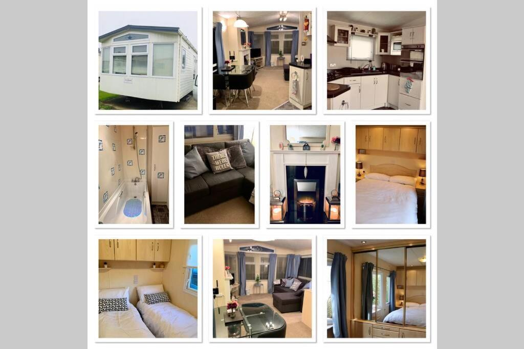 Modern Holiday Home #Skipsea Sands Static Hire Bagian luar foto
