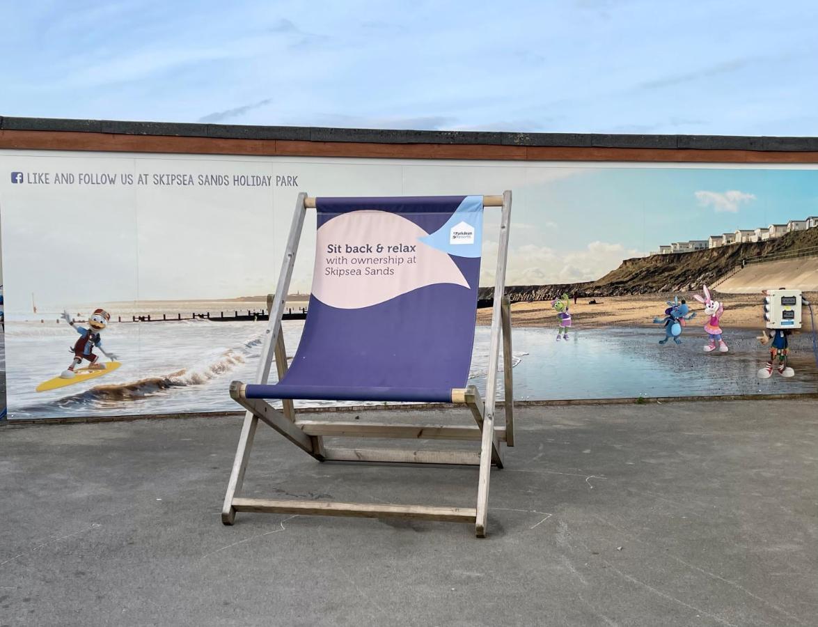 Modern Holiday Home #Skipsea Sands Static Hire Bagian luar foto